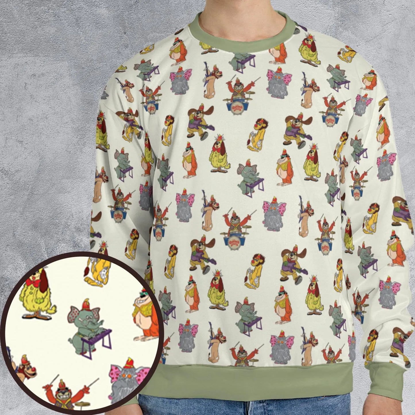 All-over Print Sweatshirt - ESH9QF78