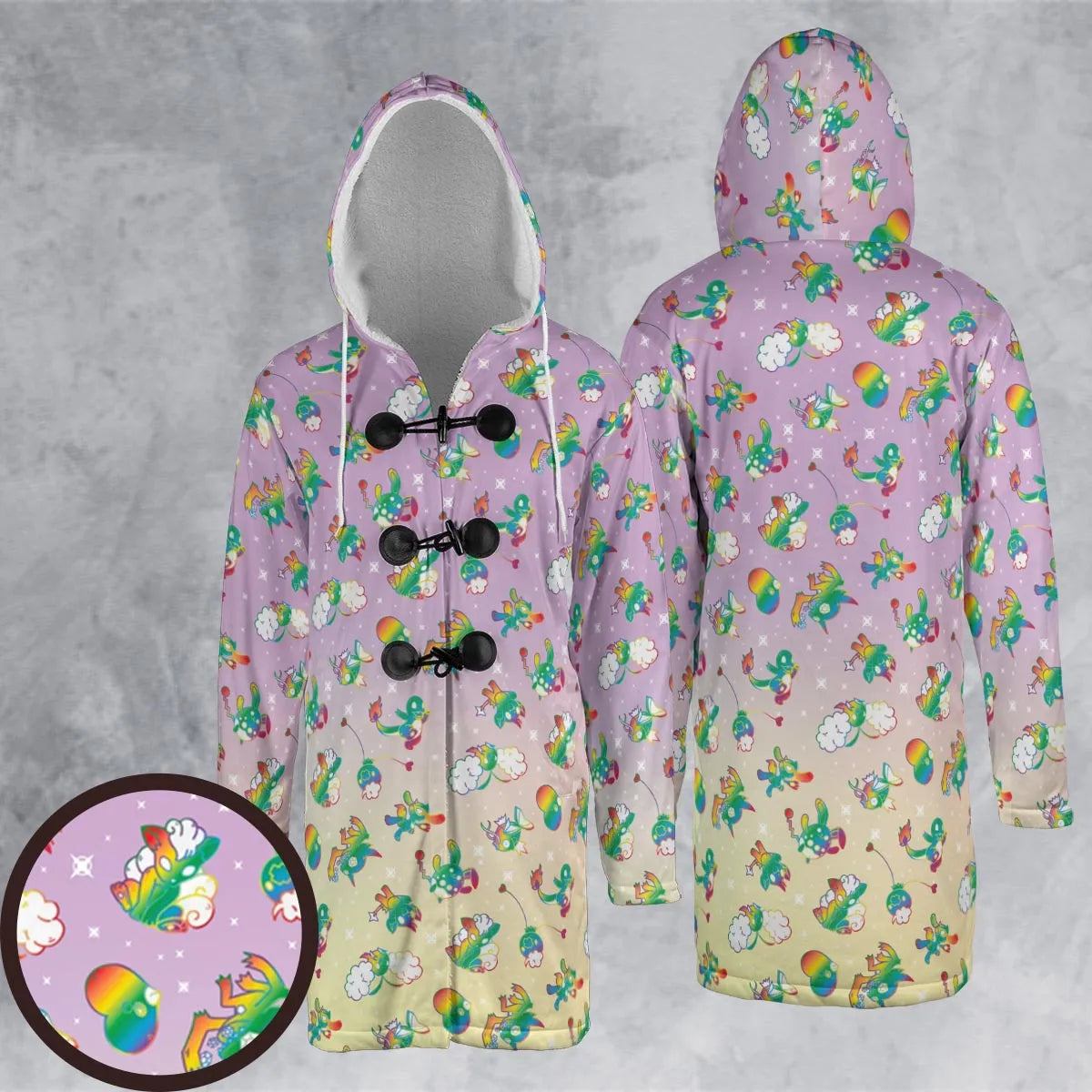 Hooded Cloak Coat - QV5VL5KB