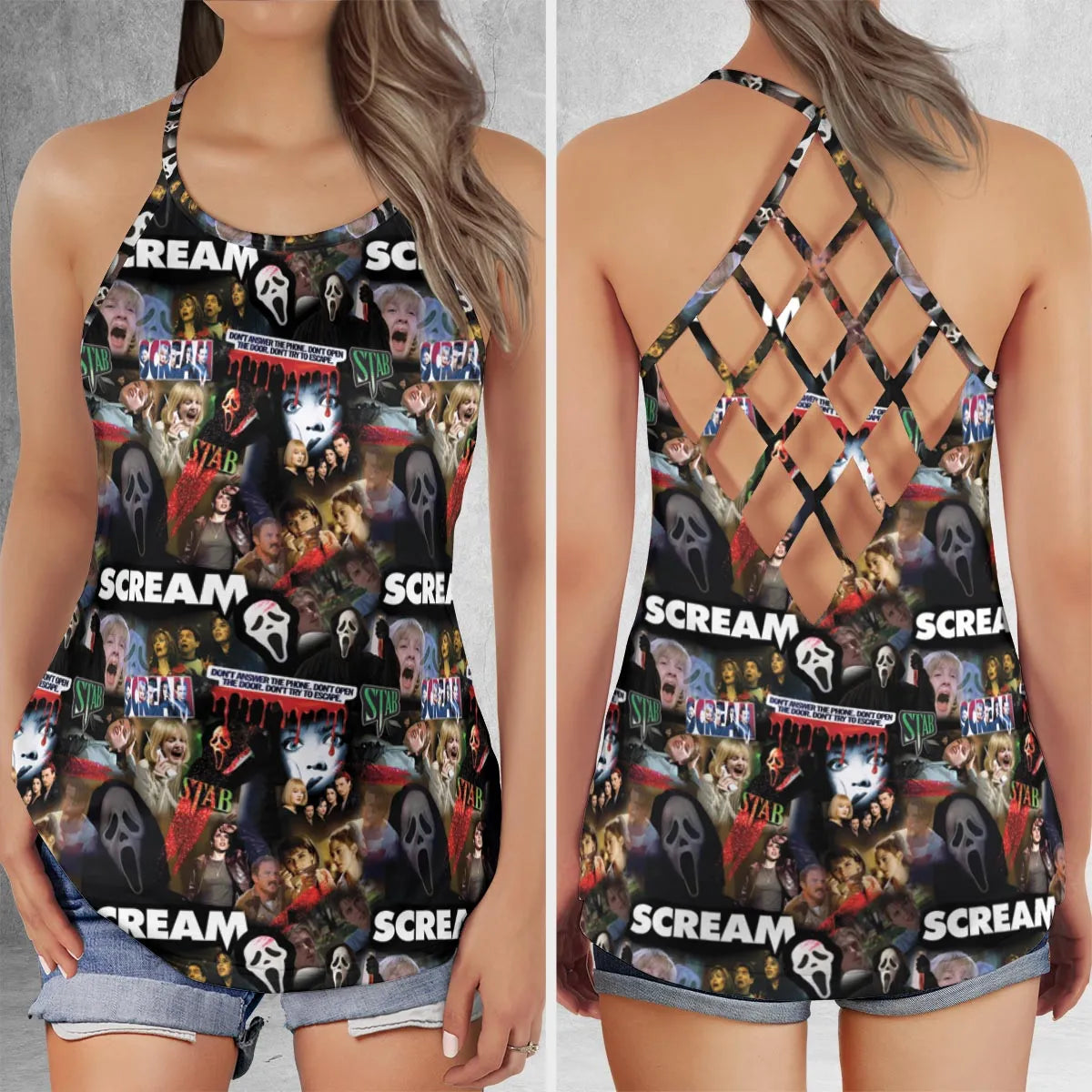 Criss Cross Tank Top - FGQ2MQ9S