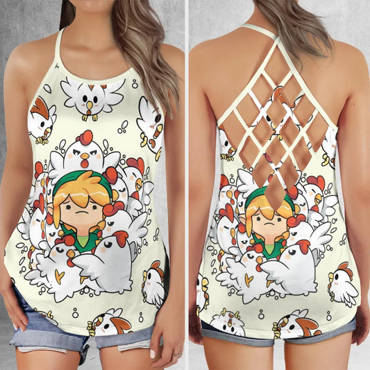 Criss Cross Tank Top - LZ2WQQRP