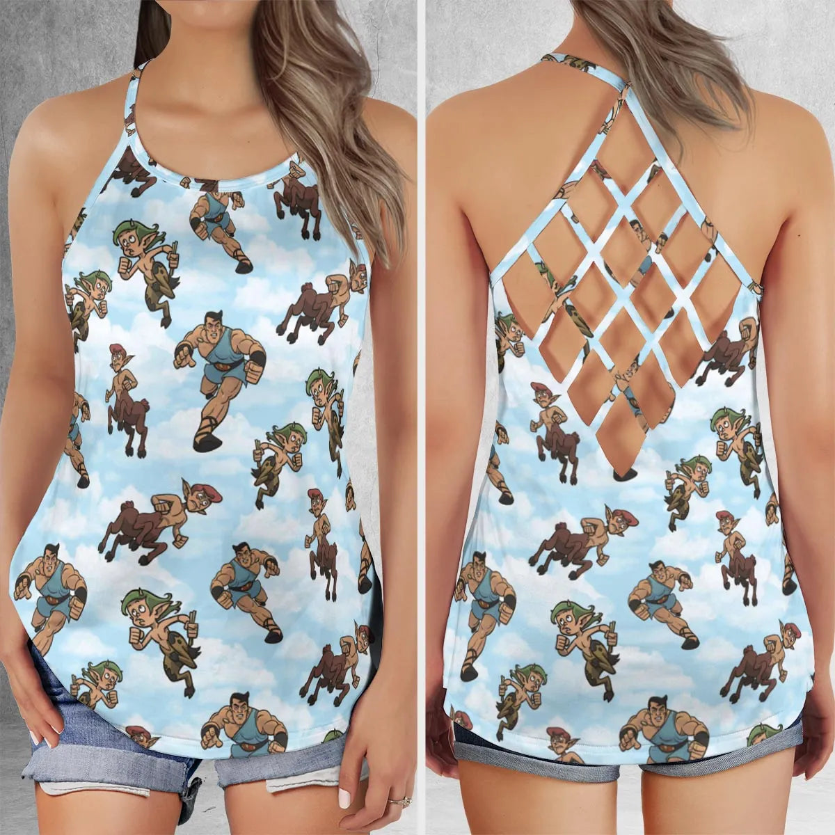 Criss Cross Tank Top - CV1CHXWB