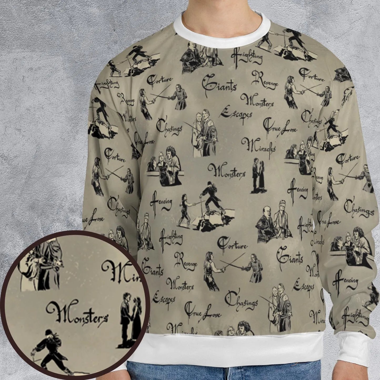 All-over Print Sweatshirt - 8XLLUGNX