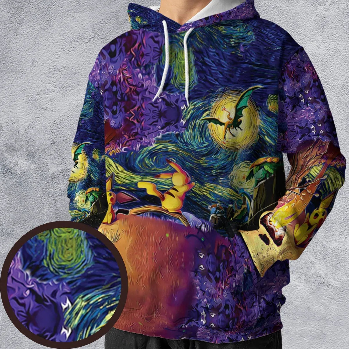 All-over Print Hoodie - ADJXVKYU