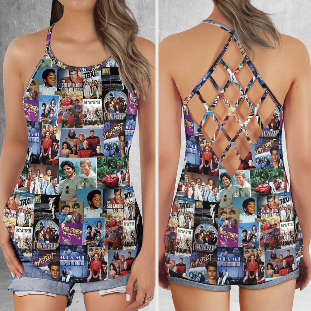 Criss Cross Tank Top - DKGL6N5E -  - 1