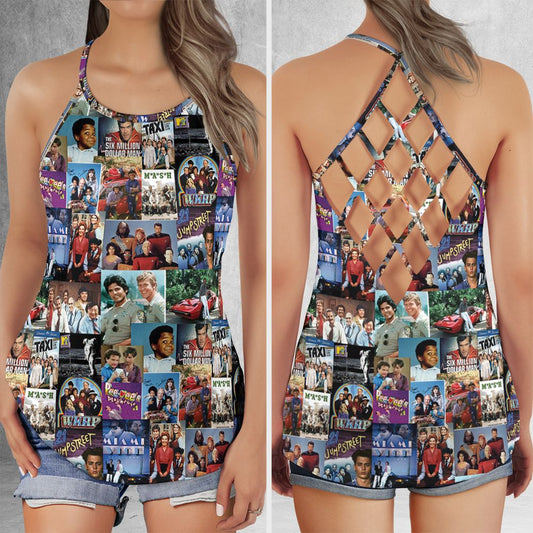 Criss Cross Tank Top - DKGL6N5E -  - 1