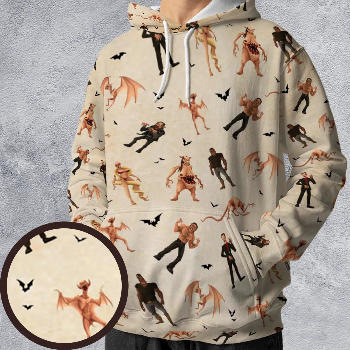 All-over Print Hoodie - C87Q93J6