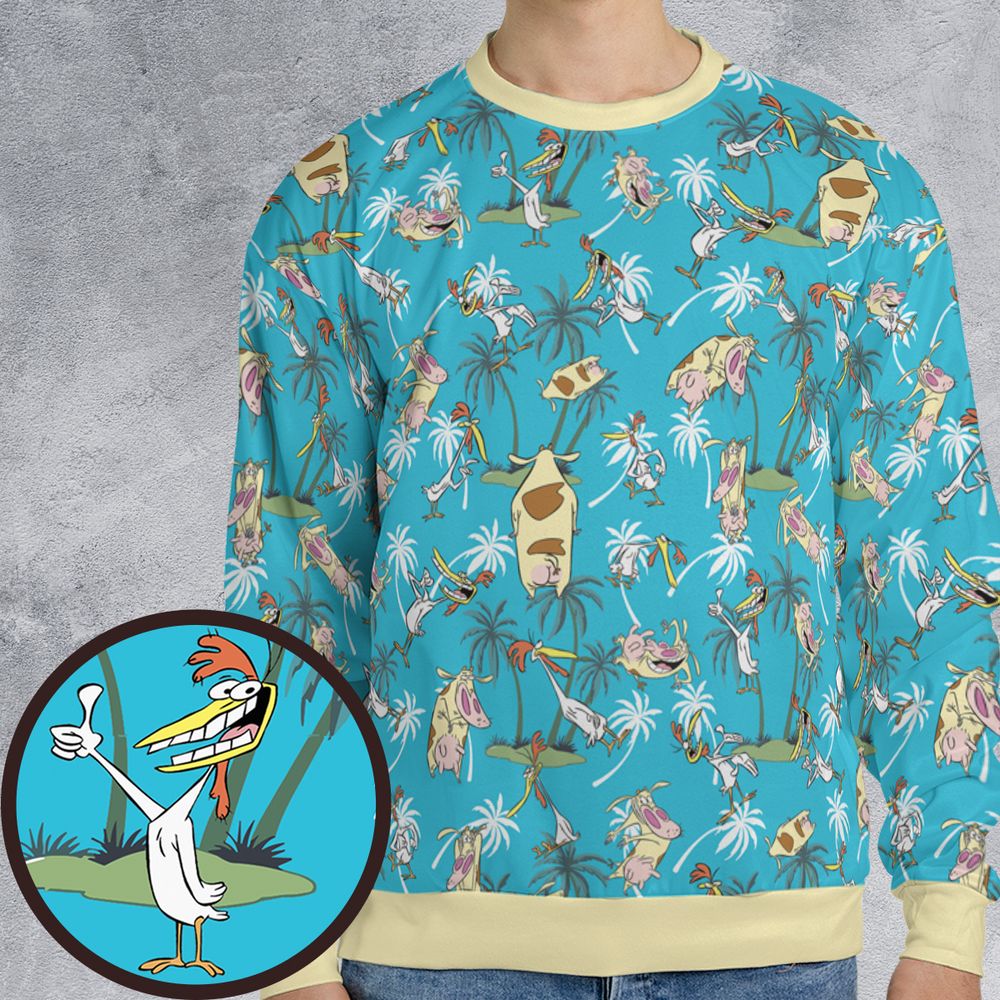 All-over Print Sweatshirt - B8T2DUGH -  - 1