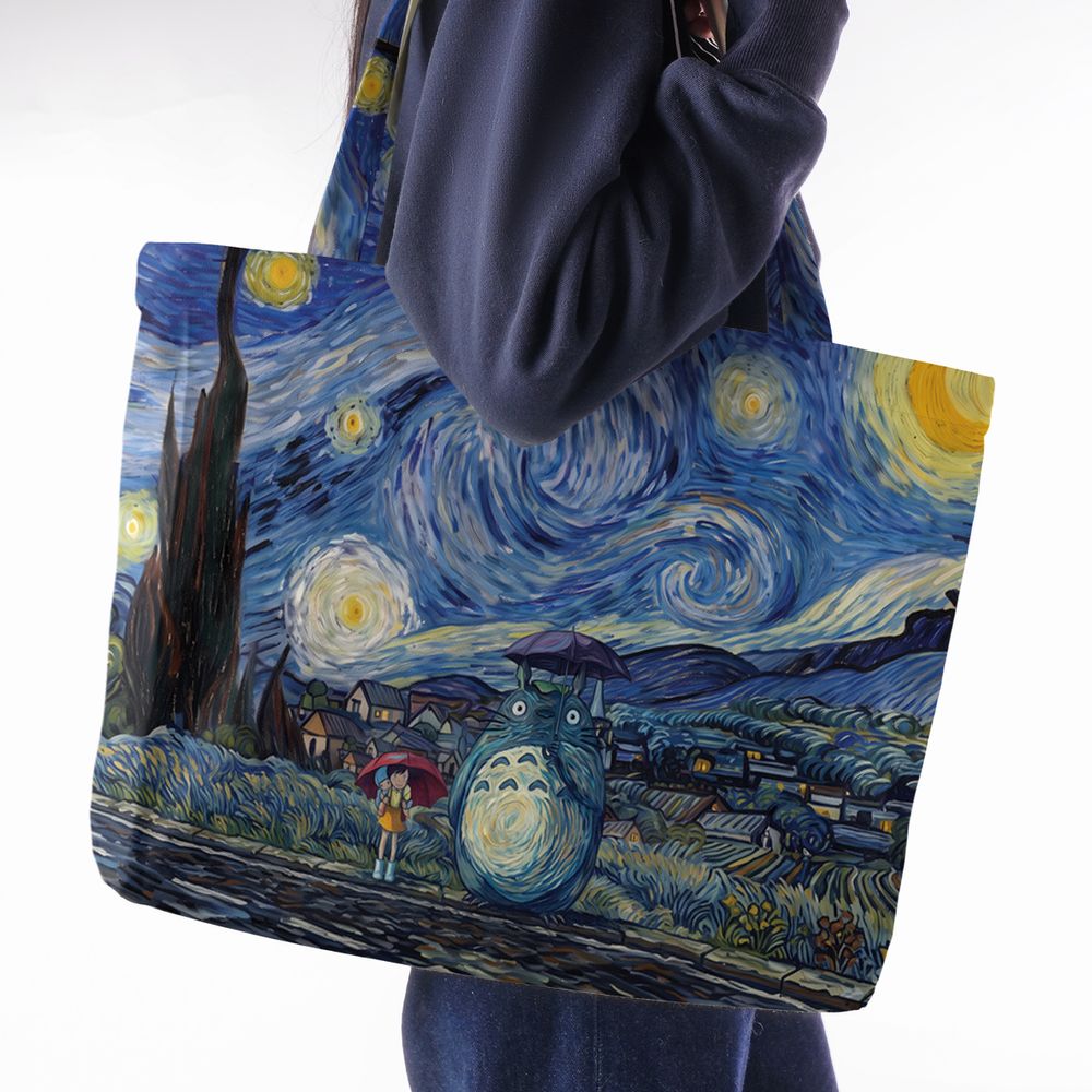 Starry Night with Totoro -  - 1