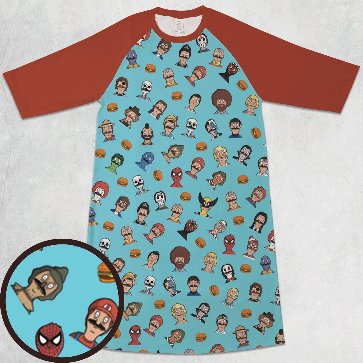 3/4 Sleeve Raglan Dress - EUWCXSLG