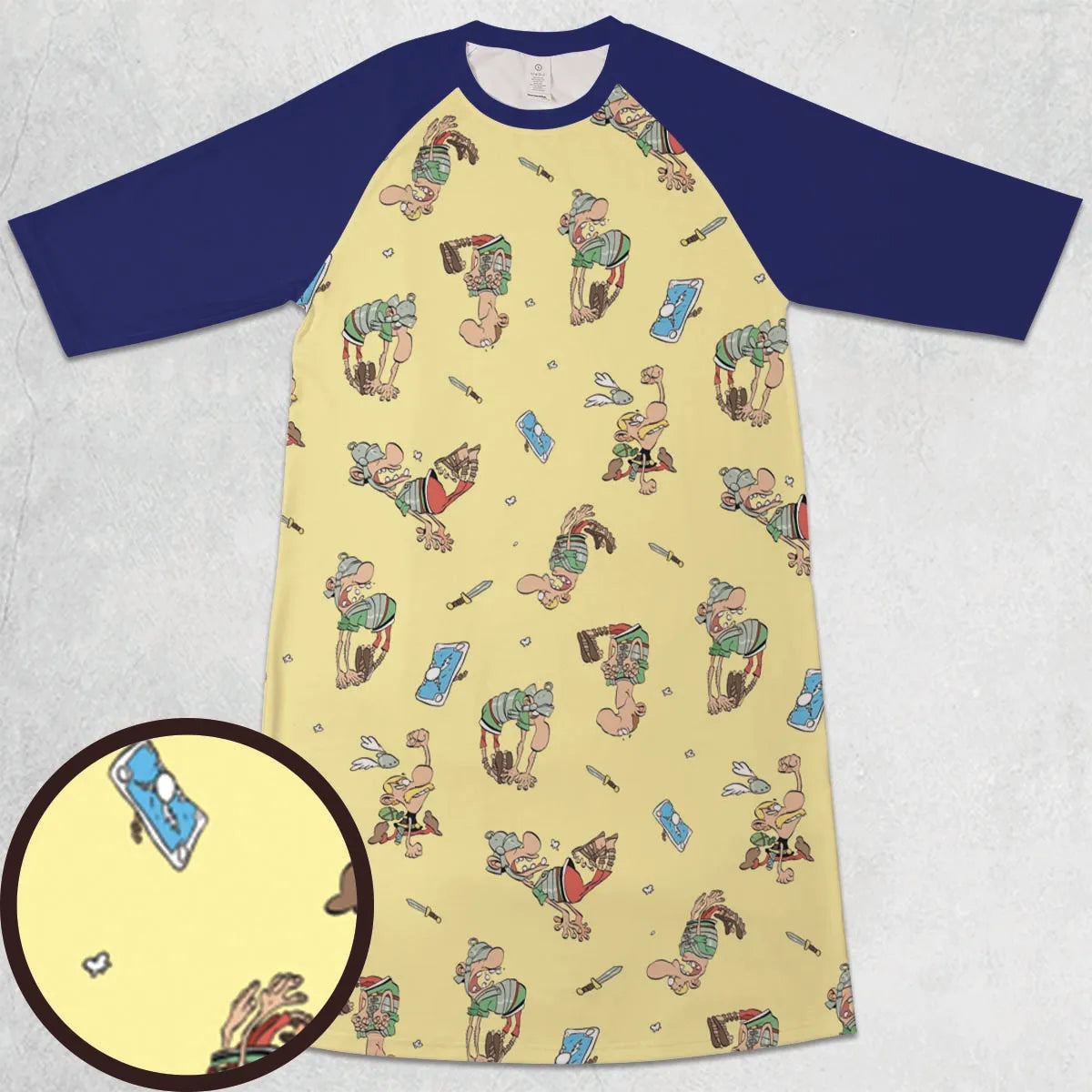3/4 Sleeve Raglan Dress - Q233VGJA