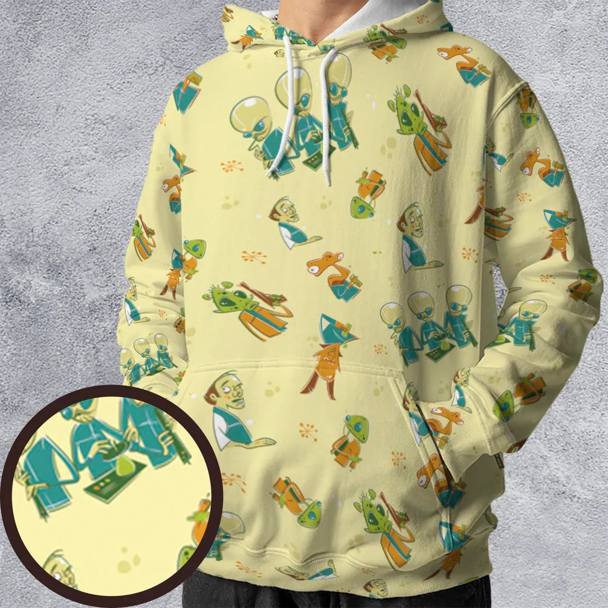 All-over Print Hoodie - VT6WAP9T