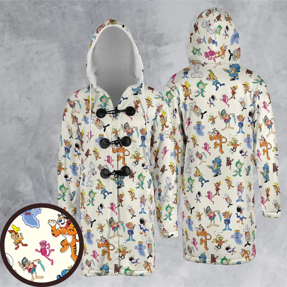 Hooded Cloak Coat - C977X649