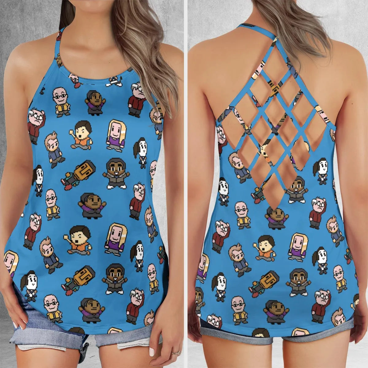 Criss Cross Tank Top - 1C2TNF93