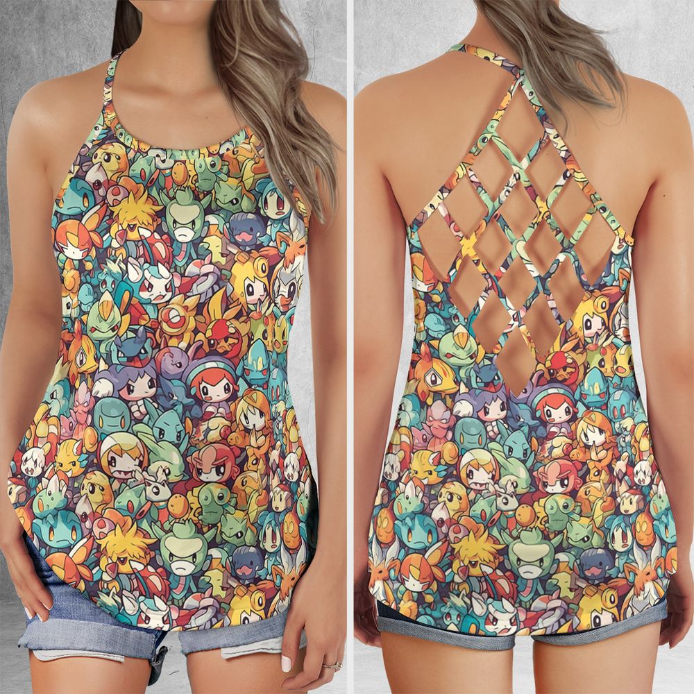 Criss Cross Tank Top - 3V27D726 -  - 1