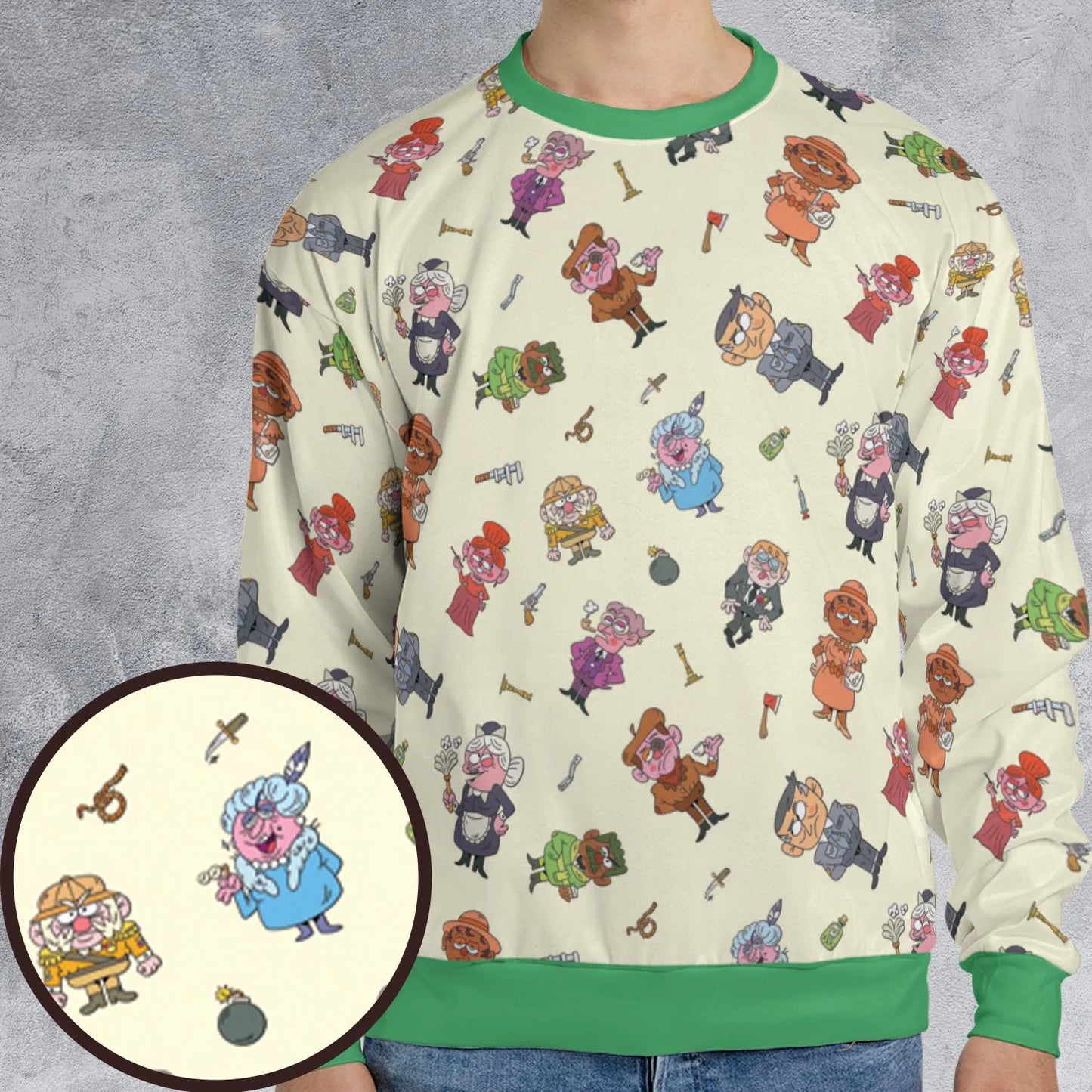 All-over Print Sweatshirt - EFZV2T52