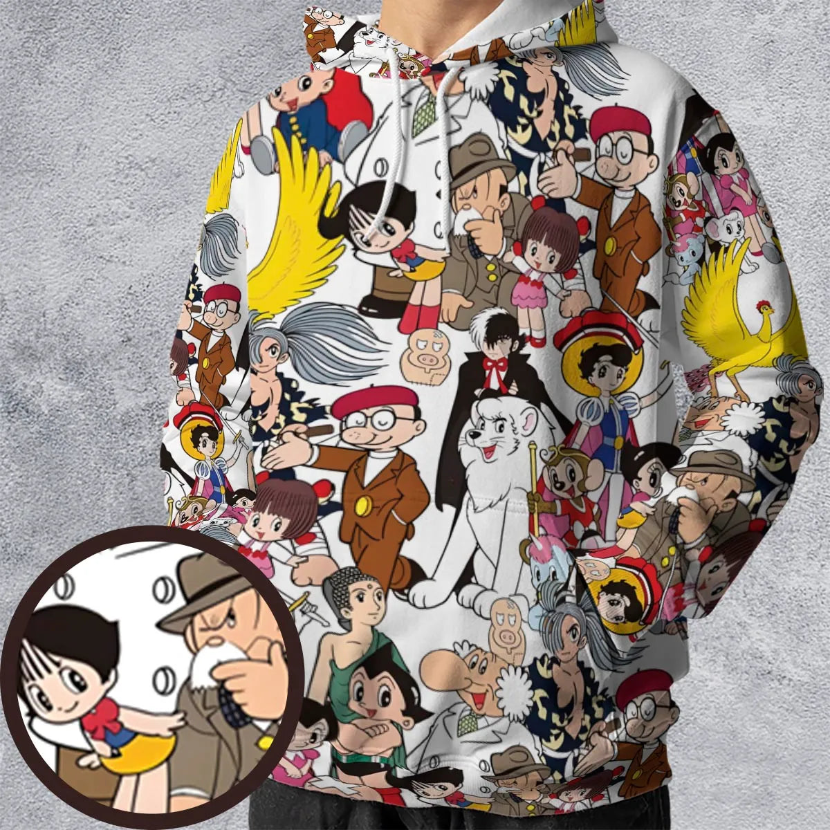 All-over Print Hoodie - 44FGHVLV