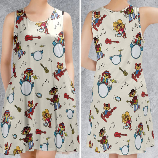Sleeveless Dress - U95FSB5K