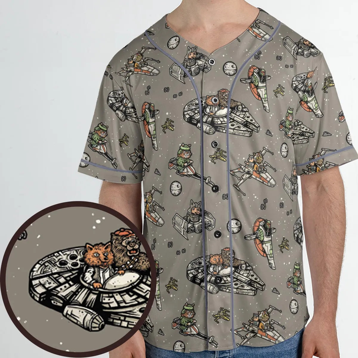 Unisex Baseball Jersey - C4A4E5G9