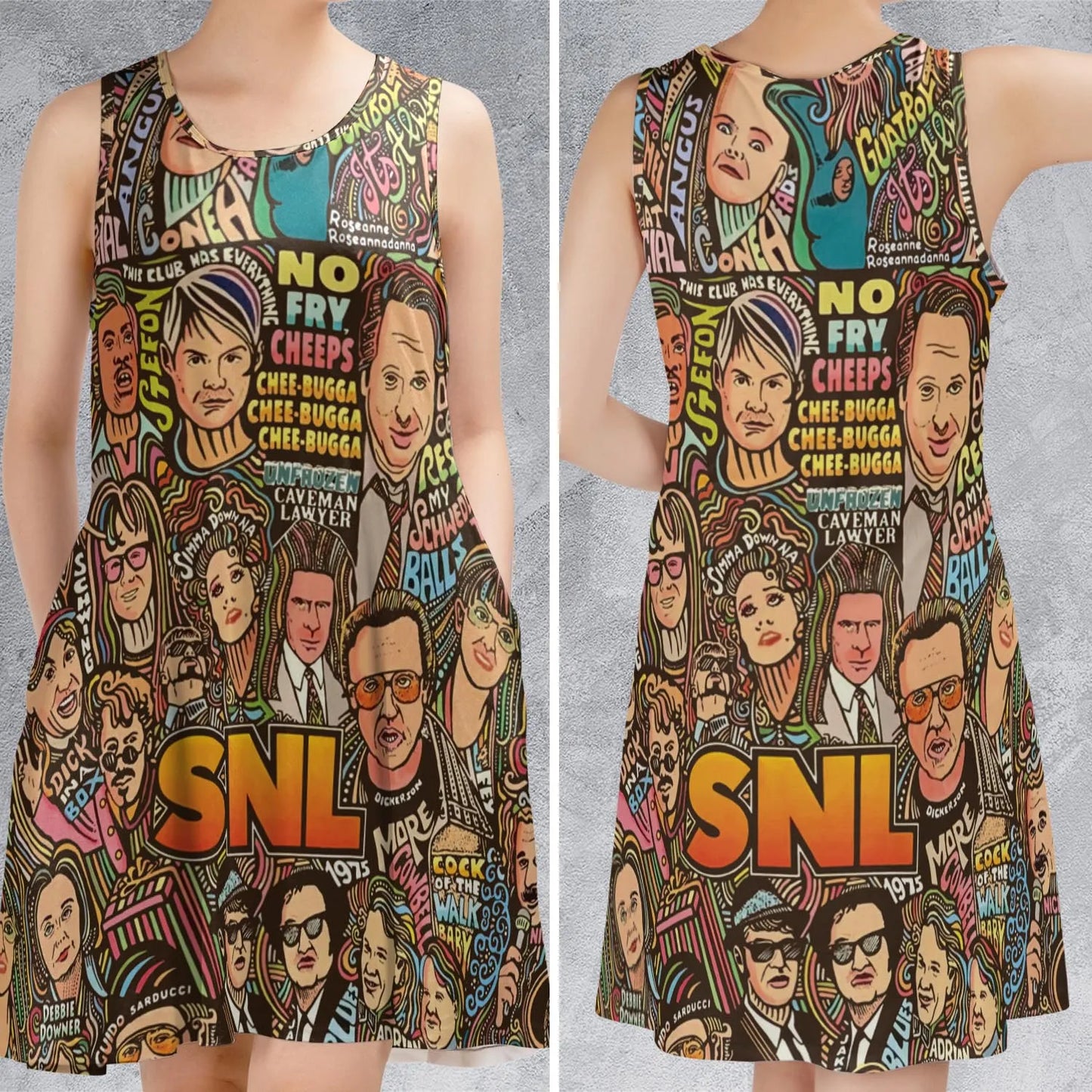 Sleeveless Dress - S5LNMSCE