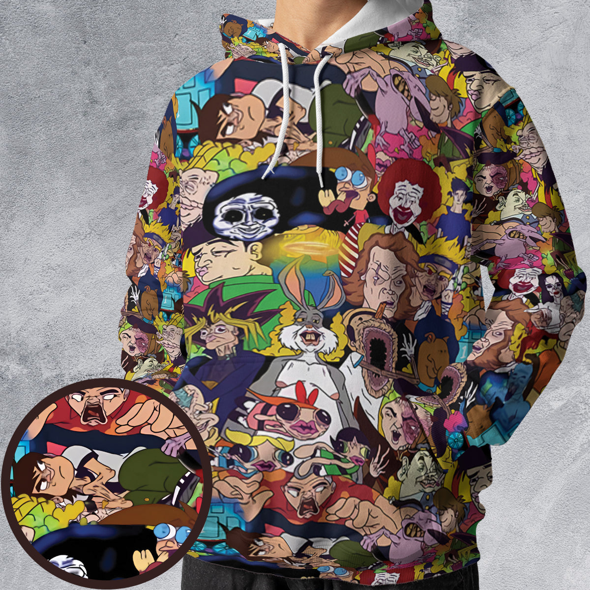 All-over Print Hoodie - KPQKVDU3
