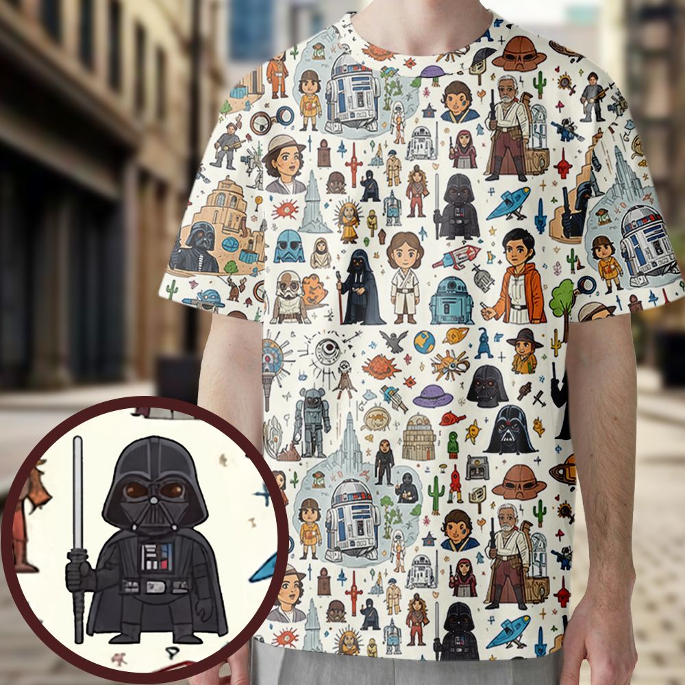 All-Over Print Unisex T-Shirt - XJFTLA7L -  - 1
