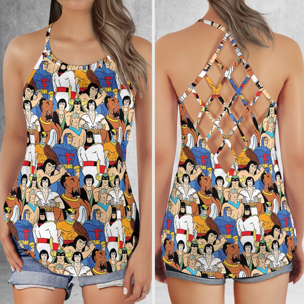 Criss Cross Tank Top - PP2UKB3M -  - 1