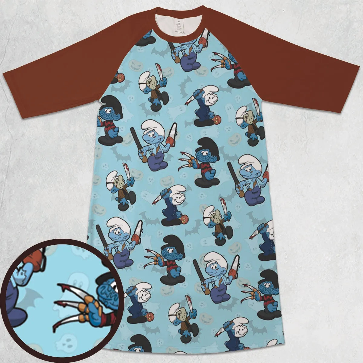 3/4 Sleeve Raglan Dress - GYXXUFDH