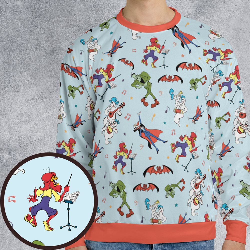 All-over Print Sweatshirt - SQTZ6WSM -  - 1