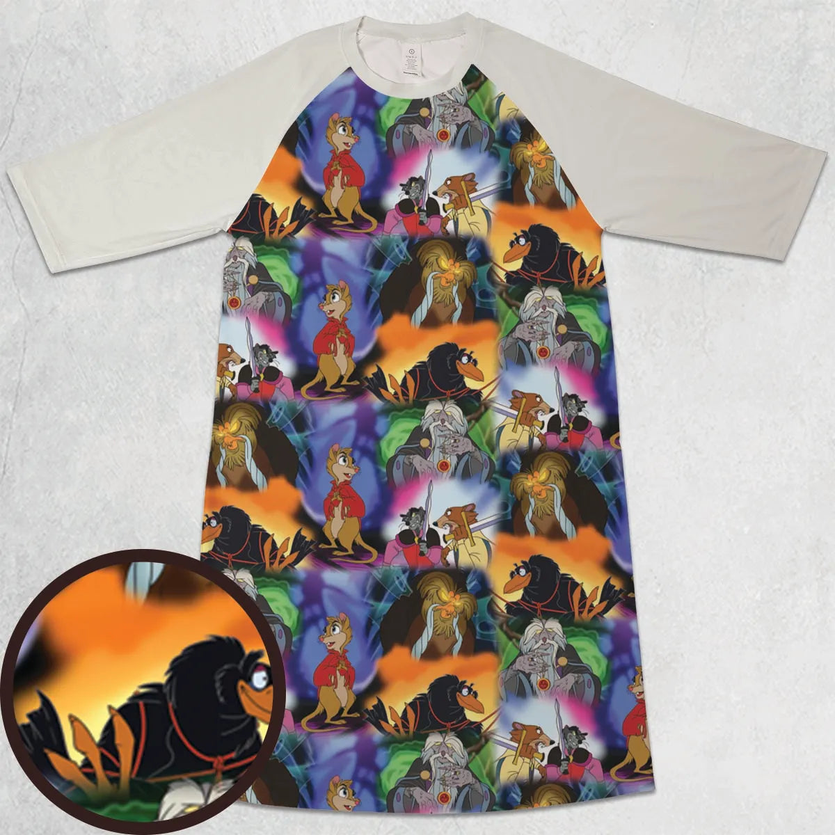 3/4 Sleeve Raglan Dress - 3S8KJUW3