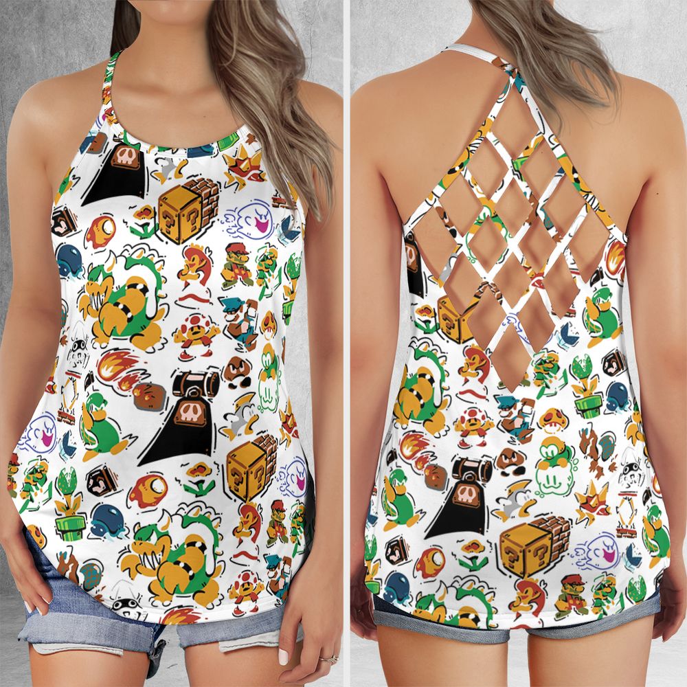 Criss Cross Tank Top - RW5RAFRY -  - 1