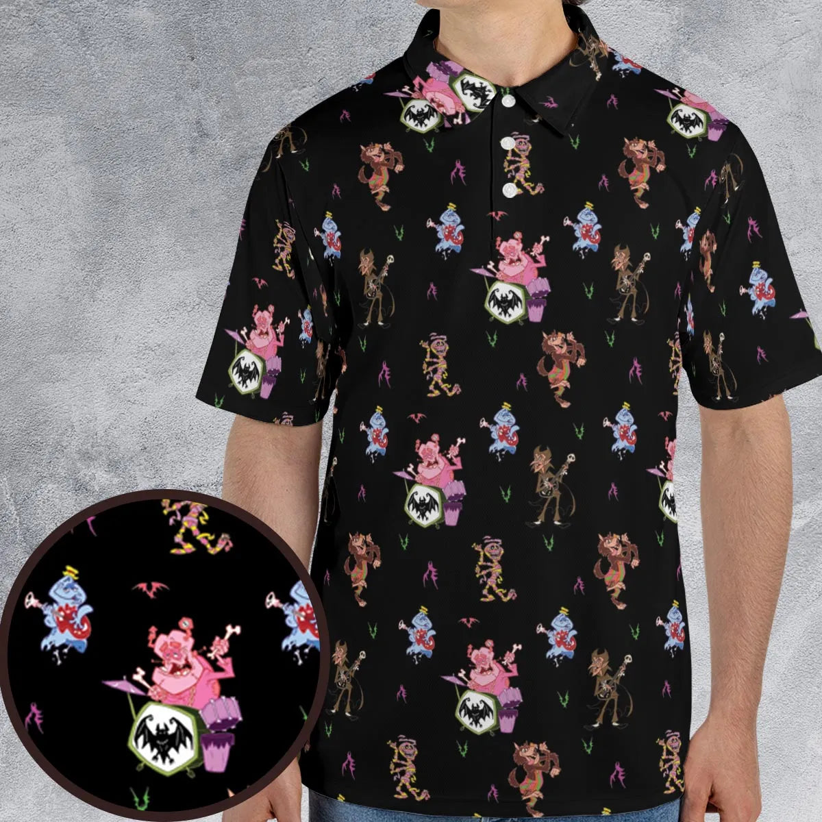 AOP Men/Women Polo Shirt - J5FVVPT6