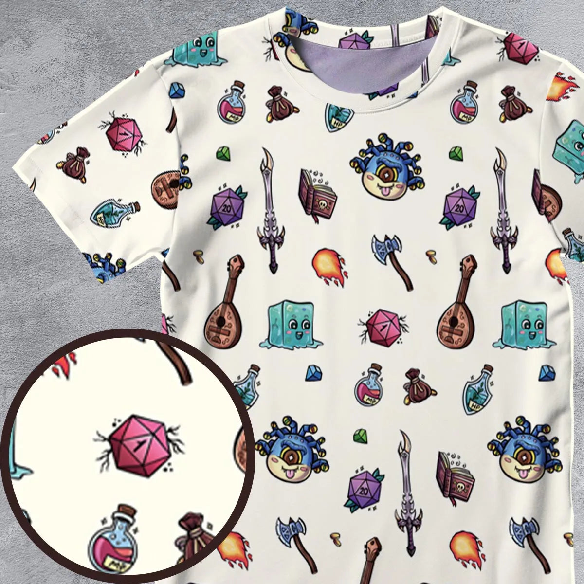 All-Over Print Unisex T-Shirt - QDXKPNW8