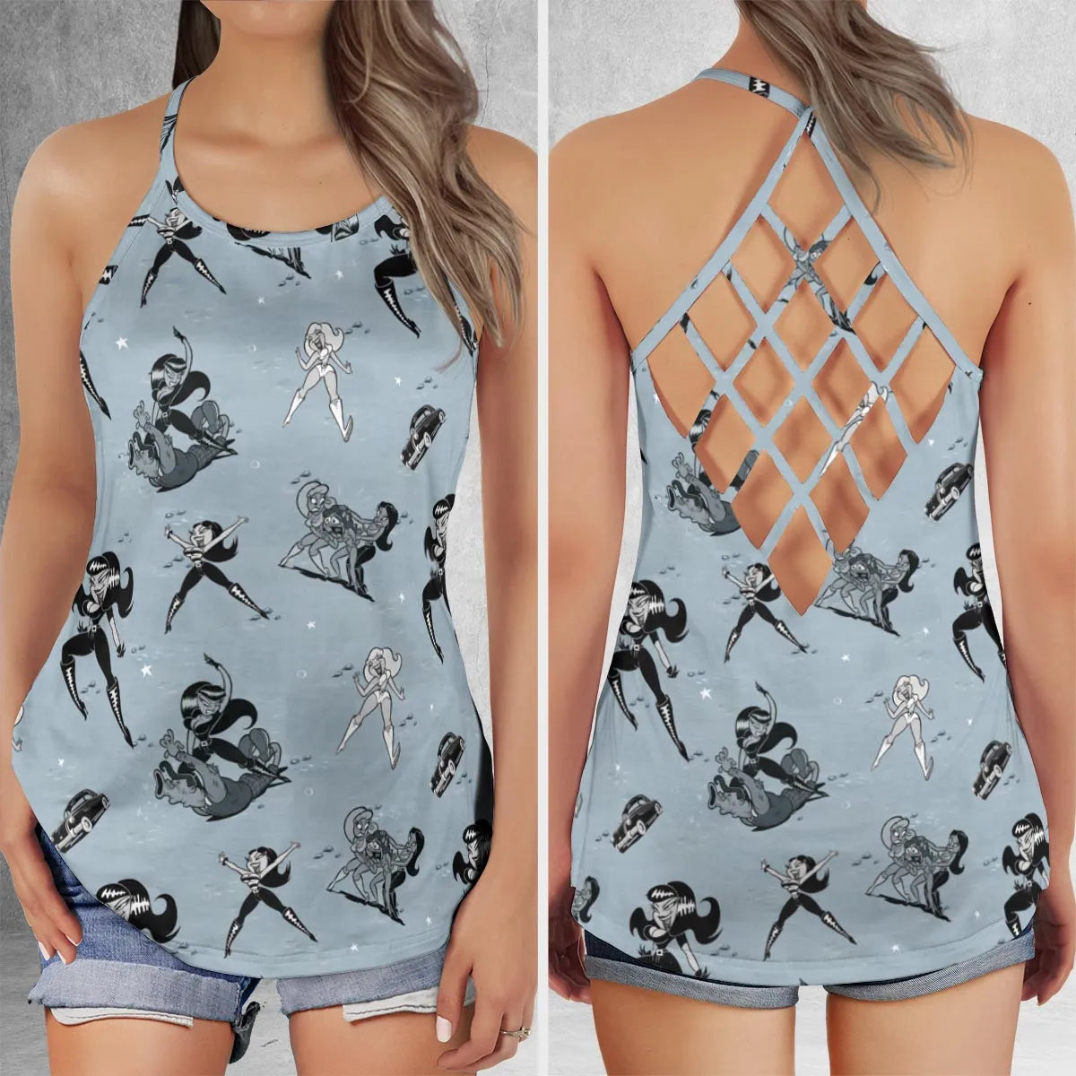 Criss Cross Tank Top - FSXW1BHJ