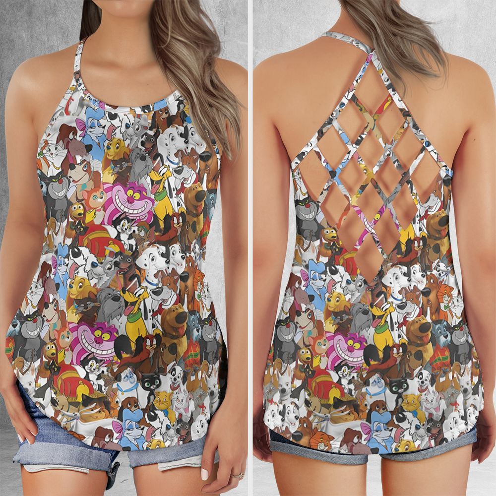 Criss Cross Tank Top - 4M475G2H -  - 1