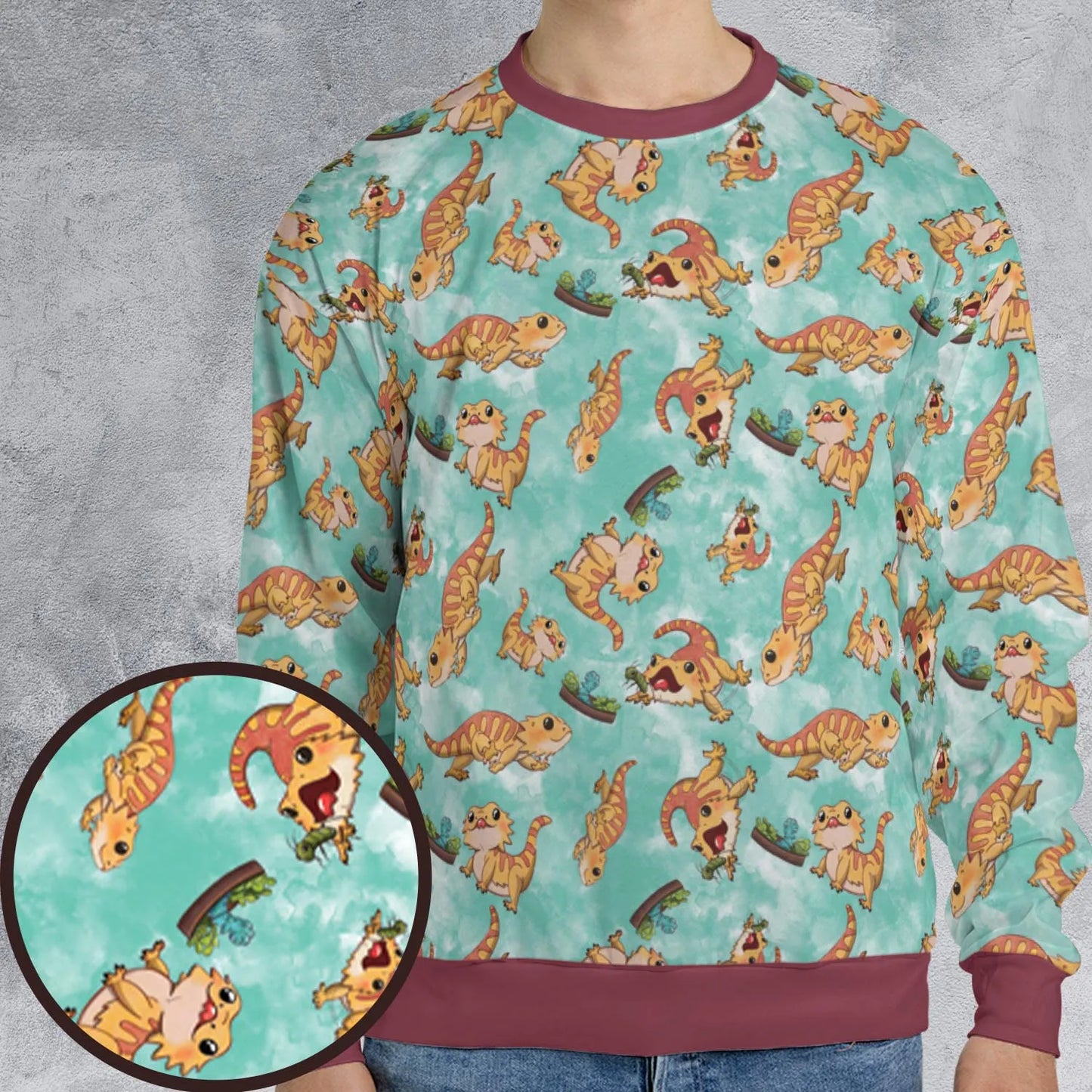 All-over Print Sweatshirt - 47ZA3X1M