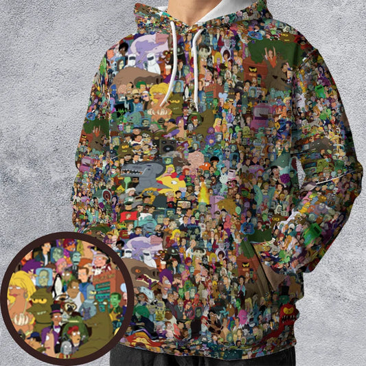 All-over Print Hoodie - F2S4WDQK