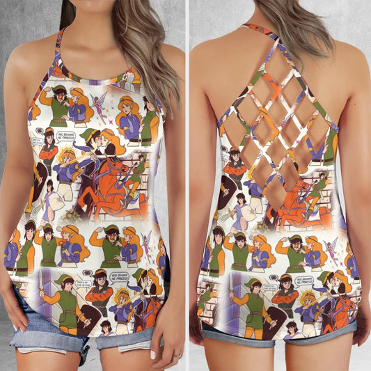 Criss Cross Tank Top - 9REG773W