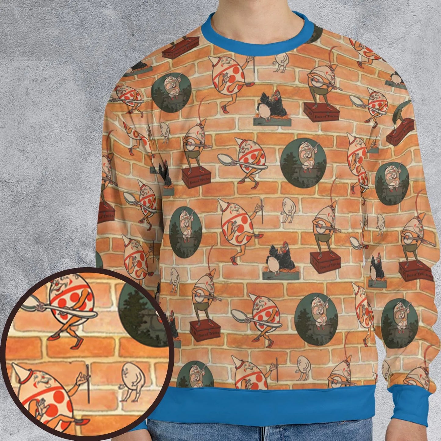 All-over Print Sweatshirt - DT22NN9V