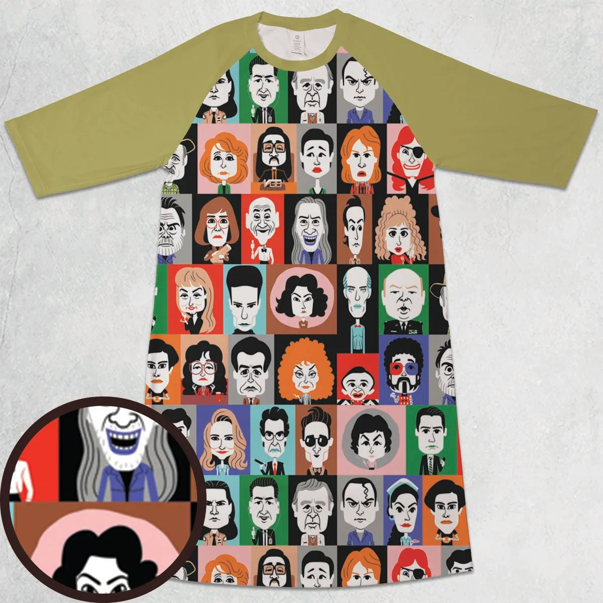 3/4 Sleeve Raglan Dress - UVDQXNM2