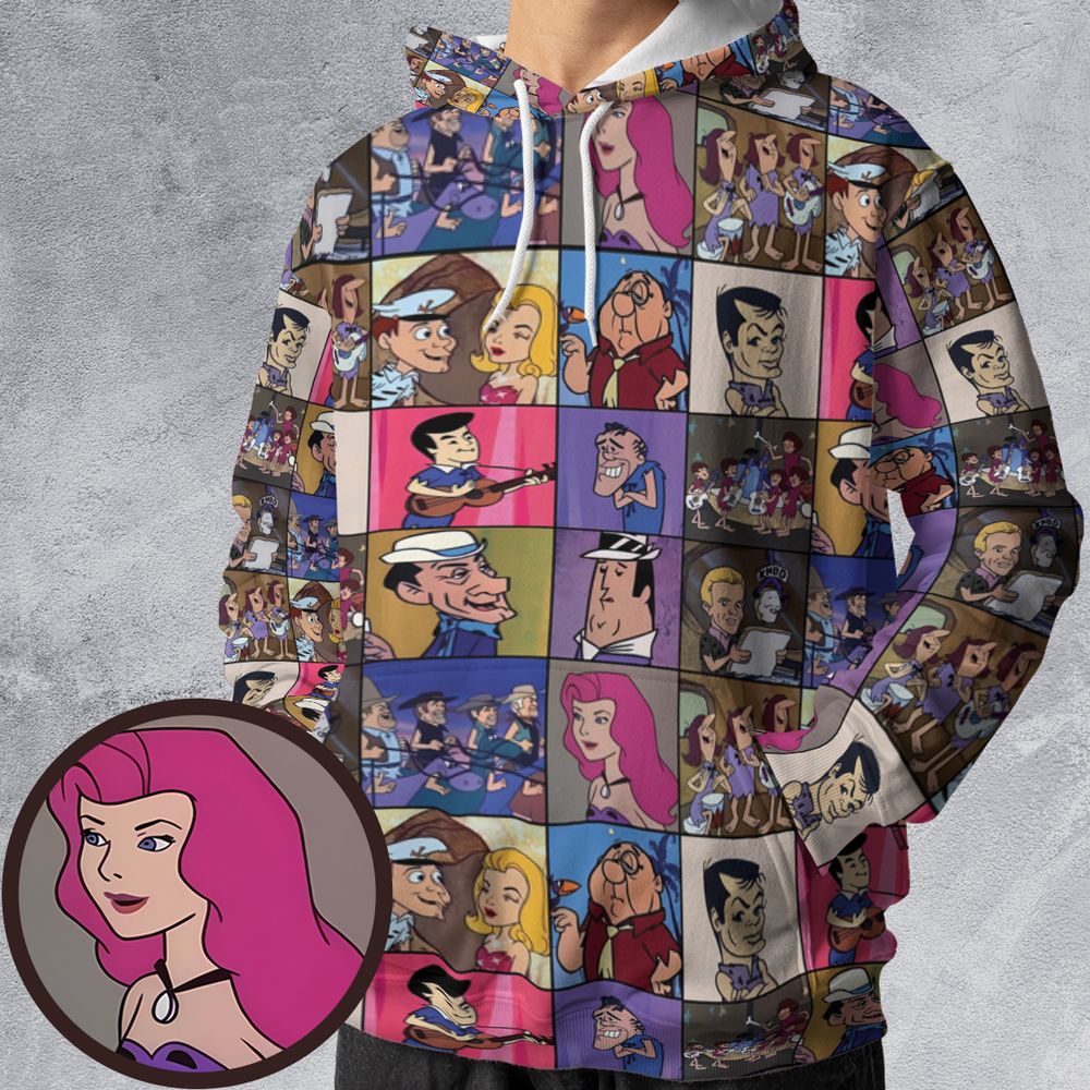 All-over Print Hoodie - 5NS617DV -  - 1