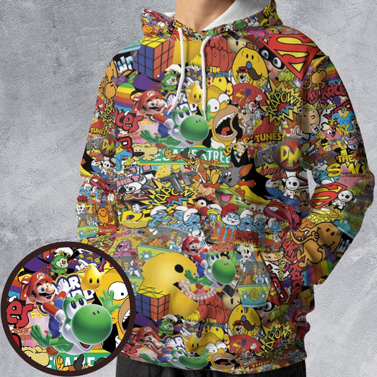 All-over Print Hoodie - DGBKZJ4D -  - 1