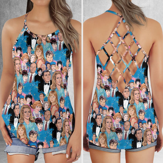 Criss Cross Tank Top - PSJWRJSC -  - 1