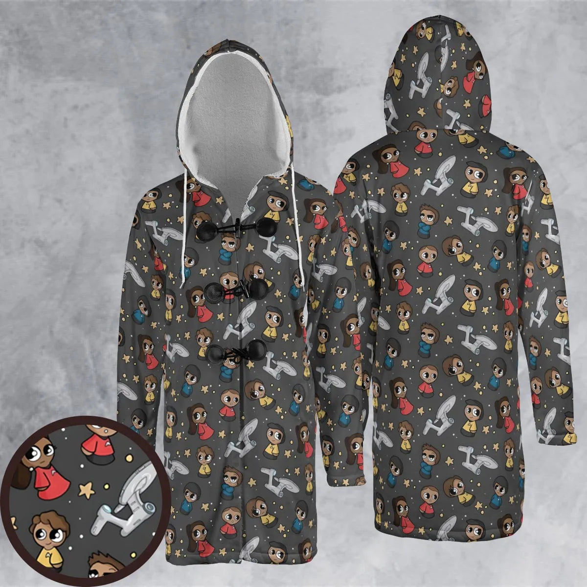 Hooded Cloak Coat - K9HWKZQ8