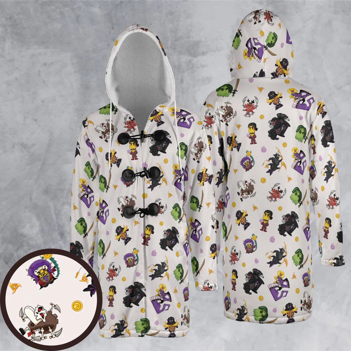 Hooded Cloak Coat - LU78KFYG