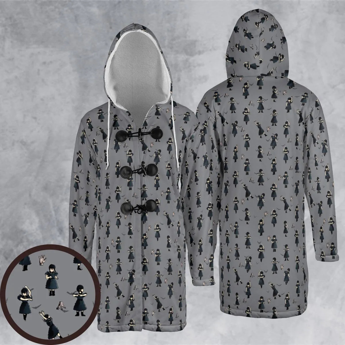 Hooded Cloak Coat - QUF9AXT4