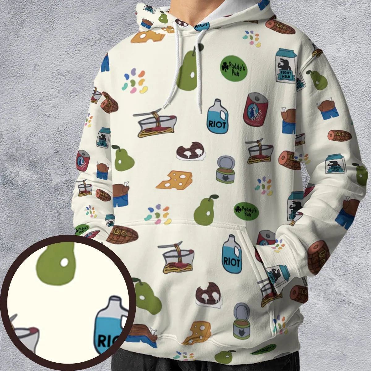All-over Print Hoodie - 7GA9Q9V4