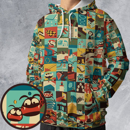 All-over Print Hoodie - RWUZ4FXW -  - 1