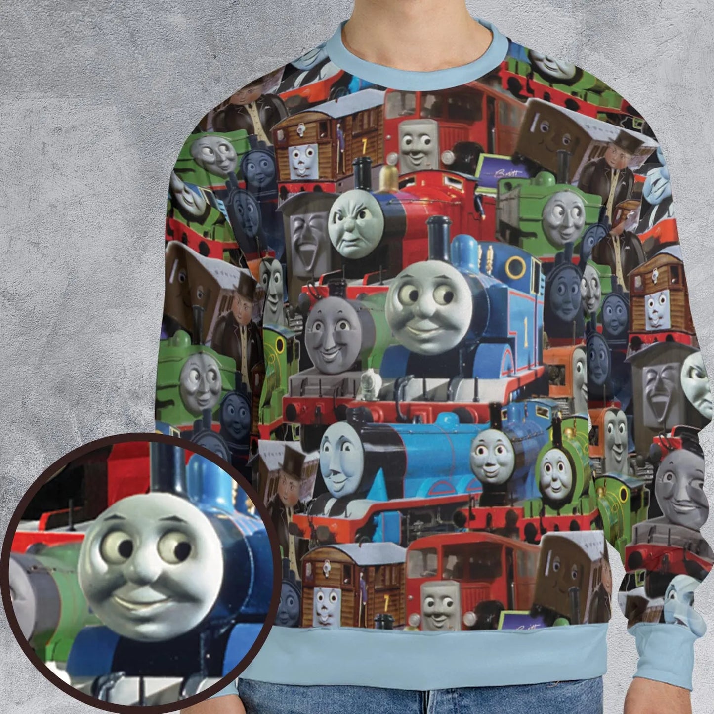 All-over Print Sweatshirt - E9Y7LUVB