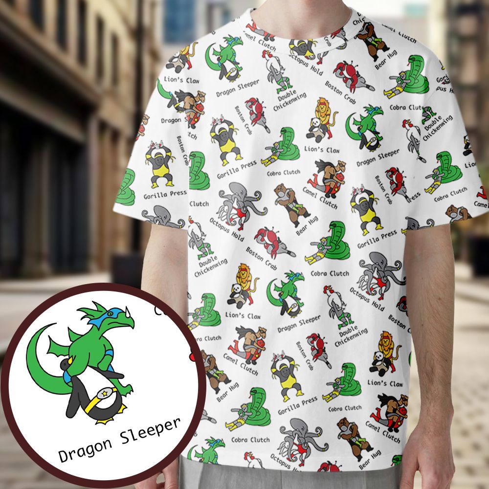 All-Over Print Unisex T-Shirt - W4H5AMU3 -  - 1