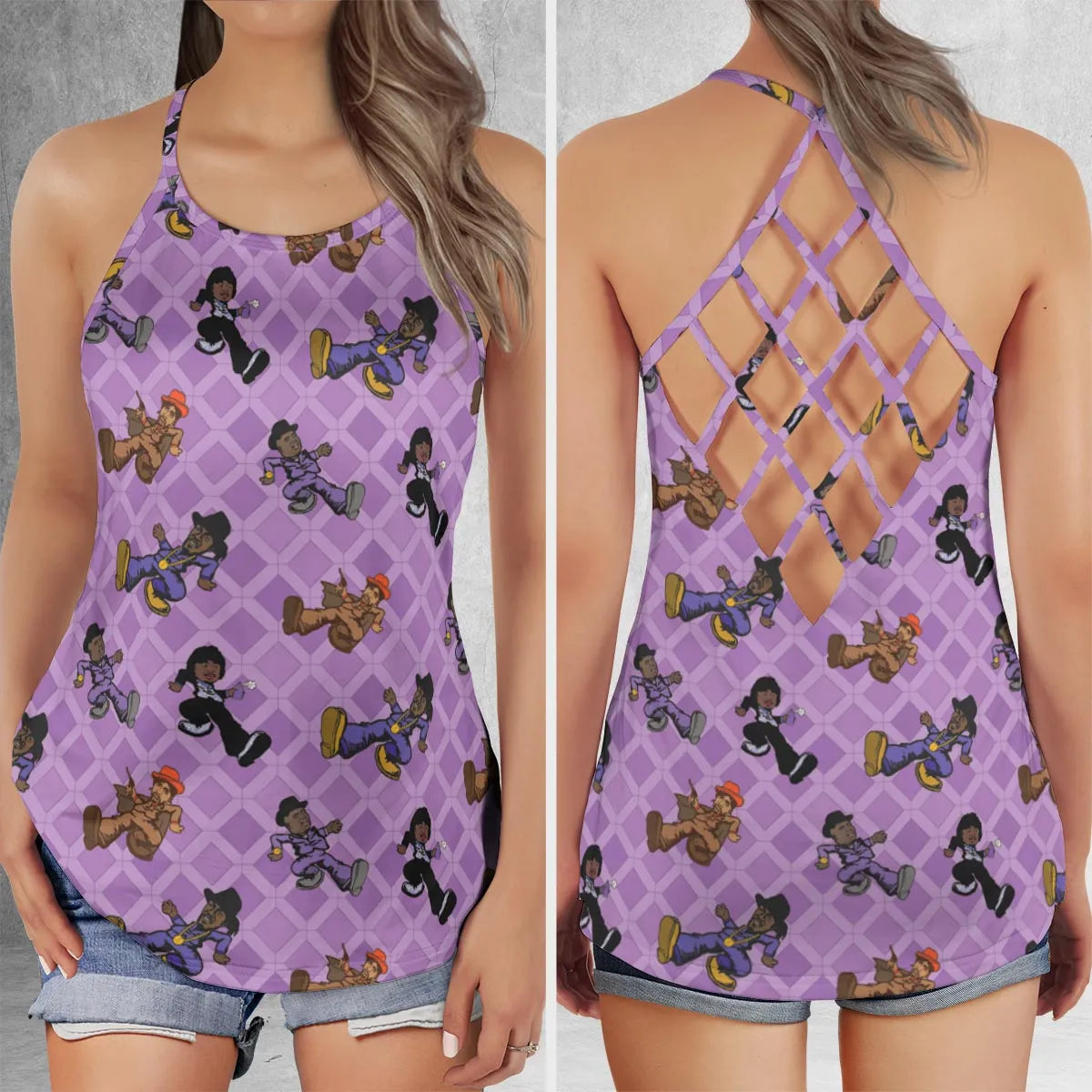 Criss Cross Tank Top - FYVM5DQQ
